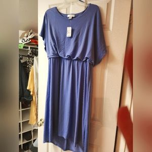 NWT Lavender silky polyester dress from Christopher & Banks